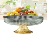 Fruit Plate Multifunctional Plastic Stylish Space Saving Decorative Snack Bowl for Candy Nuts Fruit V1294-YM0706-3118230262413