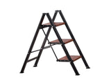 3 Step Ladder, Folding Step Stool with Wide Anti-Slip Pedal and Comfort Handgrip, Lightweight 150 kg V952-LHJHJTSB0000TIJOS001V0
