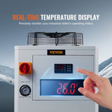 VEVOR Industrial Water Chiller, CW6000, 1500W Industrial Water Cooler Cooling System with Compressor V952-GYLSJYSJS15LDYZN6V3