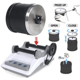 Rock Tumbler Kit, Rock Polisher Tumbler for Kids & Adults,Includes 2 Belts, Bag of Rough Stones,4 V1370-AZ4-15063