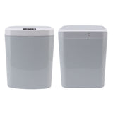 Smart Trash Can 16L Infrared Induction Button Control Manual Mute Household Automatic Trash Can with V1294-YM0523-3113220058412
