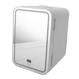 Portable Mirrored Beauty Fridge Withing 8L Mini Fridge Skin Care Makeup Storage with Mirror V1294-YM0901-3113240145612