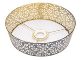 Metal Hollow Lamp Shade Aesthetic Iron Hollow Out Flower Pattern Lampshade for E27 E14 Socket Light V1294-YM0901-3119250029711