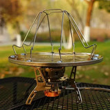 1 Piece Foldable Stainless Steel Camping Grill, Rust-Resistant Outdoor Cooking Rack for Camping, V1189-LC-HW-00314