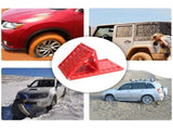 Foldable Car Tire Traction Mat Pad, Foldable Road Chews Tire Emergency Traction Mats Aid Kit V1366-AZ2-W-04127