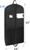 Garment Bags for Hanging Travel 43" Suit Bags for Closet Storage with Pockets Breathable V1259-DP01-A-2935