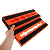 Single Effect Track Board Guitar Pedalboard Orange for Effects Pedals 1Pack V1192-AZ-W-24829
