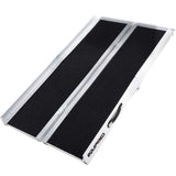EQUIPMED 152cm Portable Folding Aluminium Access Ramp, 272kg Rated, for Wheelchair, Mobility V219-HELRMPEQ15SA