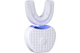 U-Shaped Electric Toothbrush 360-degree Sonic Cleaning Tooth Brush for Adults-white V1263-JX-7493-3