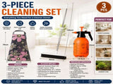 Home Closed Room Dust Cleaning Essentials Bundle - Pink floral pattern Waterproof Apron, White Long V888-ELOSUNG53589