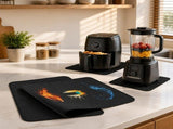 2Pcs Heat Resistant Mat for Air Fryer Deep Fryer Toaster Oven, Hot Pads for Kitchen Heat Resistant V1192-AZ-W-17943