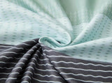 Stripe Bellagio Serenity Quilt / Doona / Duvet Cover set V745-AQ081979E3