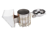 Bee Hive Smoker Stainless Steel Bee Smoker Beekeeping Equipment with Hanging Hook Prevent Burns V1294-YM0901-3111260000611