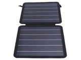 10W Portable Solar Charger 5V Monocrystalline Foldable Solar Panel with USB C USB A Outputs V1294-YM0901-3114250033811