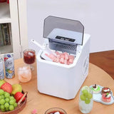 Ice Maker Countertop, Portable Ice Machine with Carry Handle, 26.5lbs Per Day, 9 Cubes in 6 Mins, V1197-JD-1215