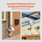 4" to 4.5" Radon Mitigation Fan System Kit Quiet 190 CFM Inline Duct Fan V952-DFSTJ4INCH19VK5CKV3
