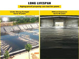 LLDPE Pond Liner 20x25 ft, Pond Liner 20 Mil, Fish Pond Liners for Waterfall, Pond and Fish Ponds V952-FSM20X25FT0000001V0