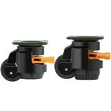 Leveling Casters, Set of 4, 500 kg Total Load Capacity, 50.8 mm, 360 Degree Swivel Caster Wheels, V767-VVR-DJJLBSDJPBS4QUJMHV0