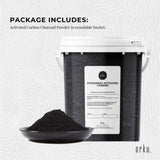Orku 400g Activated Carbon Powder Coconut Charcoal Bucket - Water Filtration V238-SUPDZ-30725665849424