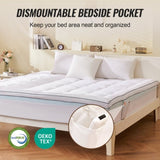 VEVOR Mattress Topper Premium Memory Foam Fiber Fill King 101.6 mm Thickness V952-DHYCDZ7680INM5WOQV0