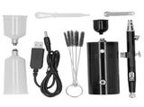 Airbrush Kit G11 Pump Single Action Rechargeable Handheld Integrated Spray Pen Mini Processing Set V1294-YM0718-3114210005311