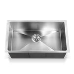 Cefito Kitchen Sink 70X45CM Stainless Steel Basin Single Bowl Silver SINK-7045-R010