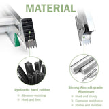 2 pack Replacement Shoe Kit for Aluminium Ladder Extension Ladder Feet, Replacement Parts for V1192-AZ-W-0579