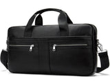 Black Men's Vintage Genuine Leather Briefcase 14 Inch Laptop Messenger Bag Business Shoulder Satchel V888-ELOSUNG38512