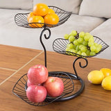 Nordic Style 3 Tier Fruit Basket Modern Multi Layer Fruit Snack Storage Basket for Living Room V1294-YM0717-3118220186212