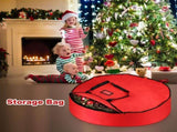91x20cm Household Christmas Wreath Storage Bag with Handle Waterproof Dustproof Xmas Wreath V1294-YM0717-10036091