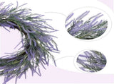22" Soft Touch Lavender Wreath for Front Door - Spring Summer Purple Flower Wreath for Indoor V1258-DP02-C-2661