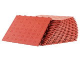 Garage Tiles Interlocking 12x12 in 50 Pack Garage Flooring Tiles Red V952-CKDDHSJ501212FZ13V0
