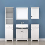 White Wall Cabinet with Door 40x52cm V178-85031