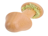 Mushroom Lamp Rechargeable Stepless Dimmable 3 Color Temperature Cordless Solid Wood 150&deg Rotatable V1294-YM0901-3119240147411