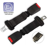 2pack 10" Car Seat Belt Extender E8 Safety Certified Extension Buckle Universal V1192-AZ-W-26584
