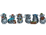 Christabelle 7 Piece Koala Christmas Nativity Scene Christmas Tree Decoration Ornaments STH241