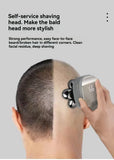 mens electric shaver, cordless shaver, rechargeable shaver, waterproof shaver, 6D floating shaver, V1106-111-876611-SLR-SET