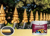 Rust Removal Converter Metallic Paint, Anti-Rust Metal Paint, 2-In-1 Rust Converter & Metal Primer V1107-116-45089-GRY-500