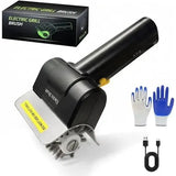 Electric Grill Brush Cordless Rechargeable 304 Stainless Steel Brush Head for BBQ Grills Smokers and V1189-LC-HW-00468