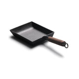 Black Rectangular Nonstick Pan with Flat Bottom, Perfect for Gas Burner Cooking and Easy Food V1370-AZ4-08804