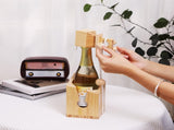 Fun Bottle Gift Lock Challenge Puzzle Game Wood Brain Teaser for Adults Party and V1192-AZ-W-2952