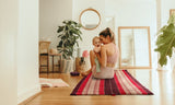 Day bed Roll Out Mattress XL Large Foldout Mat relaxation day bed camping or Yoga Matt Natural Kapok V277-MAT120X200RED