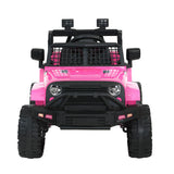 Rigo Kids Electric Ride On Car Jeep Toy Cars Remote 12V Pink RCAR-JEP-4WS-PK