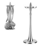 Stainless Steel Cooking Utensil Stand Kitchenware Spatula Scoop Spoon Rotating Storage Rack V1294-YM0901-3118200101811