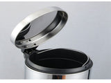 Stainless Steel Trash Can Silent Ergonomic Handle Kitchen Garbage Can with Antislip Footrest for V1294-YM3118220246311-0421