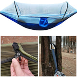 Camping Hammock with 210T Nylon Taffeta Net, Automatic Quick Open Hammock Tent for Outdoor, Light V1237-ZY-715-114