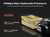 Hydraulic Pump Power Unit, AC 220V, 15 Quart Single Acting Hydraulic Unit, 6.3 L/min Oil Flow, Max V952-YXYYB220VJLDM031K001V7