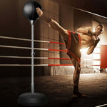 Free-Standing Boxing Set: PU Punching Ball & Boxing Gloves V196-BST180