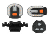 4Pcs Turn Signals for Bicycles with Alarm, USB Charging Remote Control Split/Integrated Bike Tail V1192-AZ-W-3164
