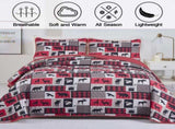 Christmas feel Queen Bedspread Set V745-MAC090231Q13U
